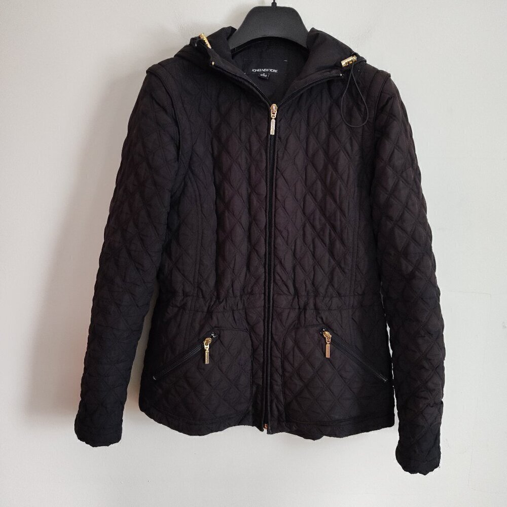 Ladies SZ S Jones New York Black Jacket/Vest